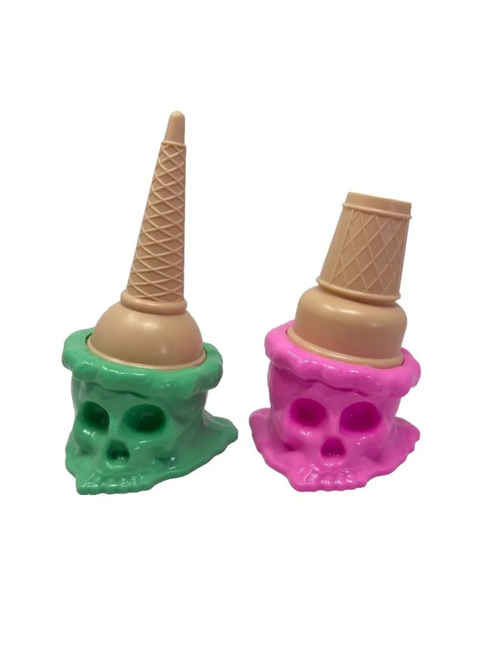 Ice Scream Man Skull Ryan Brutherford Mintstachio & Strawberry (Set Of 2) New